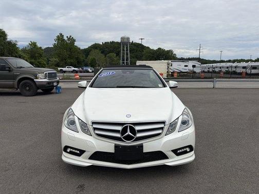 White 2011 Mercedes-Benz E-Class E 550 Cabriolet