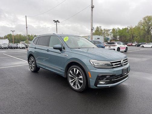 Stone Blue 2021 Volkswagen Tiguan 2.0T SEL Premium R-Line
