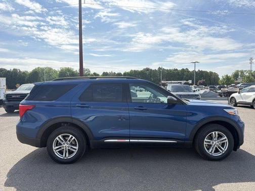 Blue Metallic 2021 Ford Explorer XLT