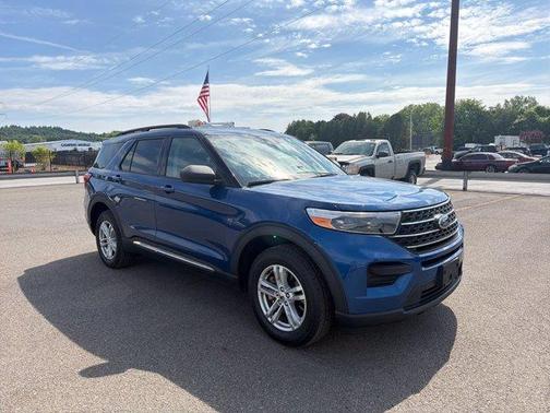Blue Metallic 2021 Ford Explorer XLT