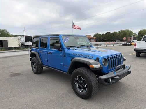 Hydro Blue Pearl 2022 Jeep Wrangler Unlimited 4xe Rubicon