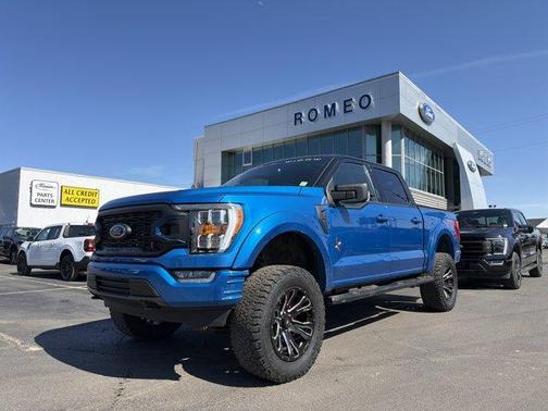 Blue 2021 Ford F-150 WIDOW