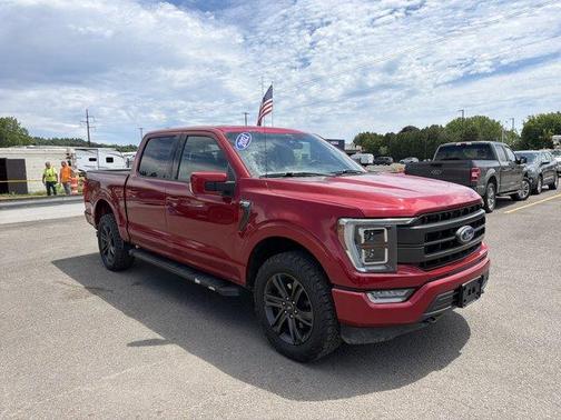 Red Metallic 2021 Ford F-150 Lariat