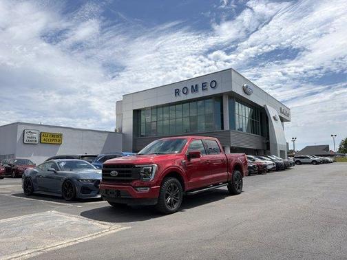 Red Metallic 2021 Ford F-150 Lariat