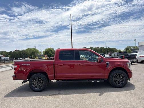 Red Metallic 2021 Ford F-150 Lariat