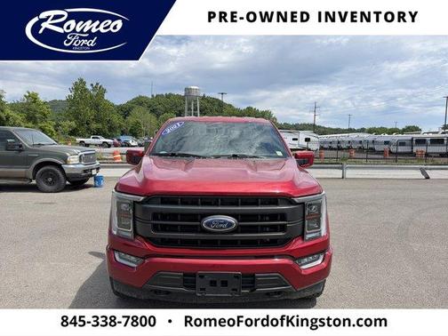 Red Metallic 2021 Ford F-150 Lariat