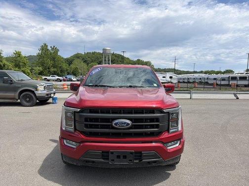 Red Metallic 2021 Ford F-150 Lariat