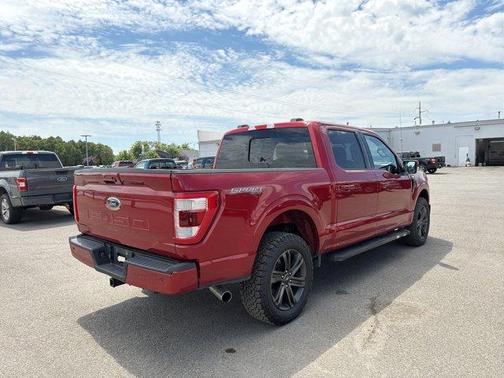 Red Metallic 2021 Ford F-150 Lariat