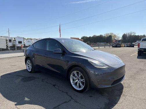 Gray 2021 Tesla Model Y Long Range
