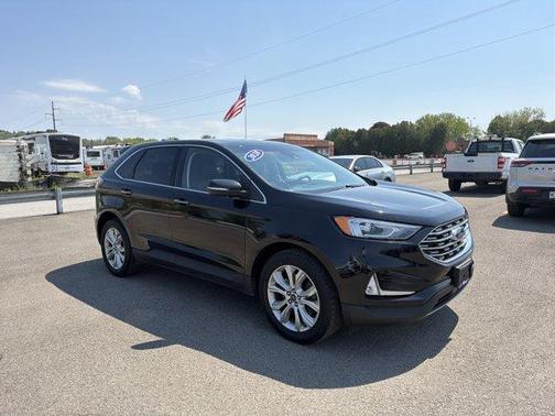 Black 2020 Ford Edge Titanium