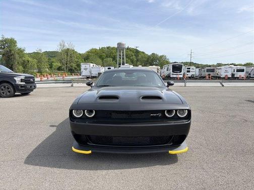 Pitch Black Clearcoat 2023 Dodge Challenger SRT Hellcat