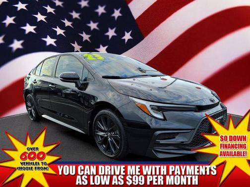 Midnight Black Metallic 2023 Toyota Corolla SE