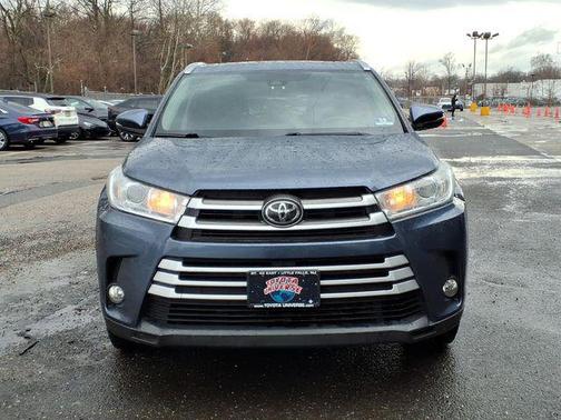 Shoreline Blue Pearl 2017 Toyota Highlander XLE