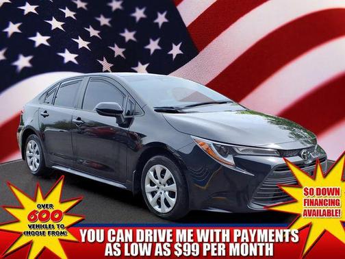 Midnight Black Metallic 2024 Toyota Corolla LE