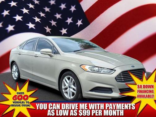 Tan 2015 Ford Fusion SE