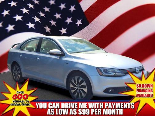 Reflex Silver Metallic 2014 Volkswagen Jetta Hybrid SEL Premium