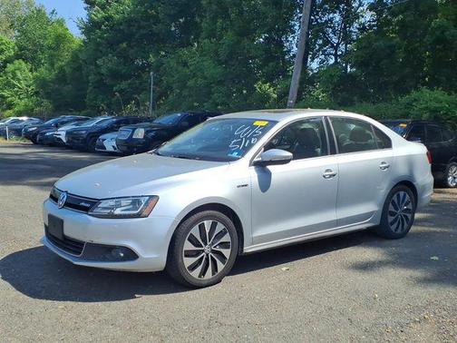 Reflex Silver Metallic 2014 Volkswagen Jetta Hybrid SEL Premium
