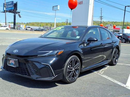Midnight Black Metallic 2025 Toyota Camry XSE
