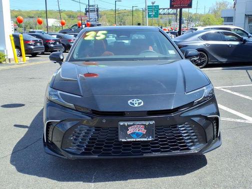 Midnight Black Metallic 2025 Toyota Camry XSE