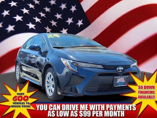Midnight Black Metallic 2024 Toyota Corolla LE