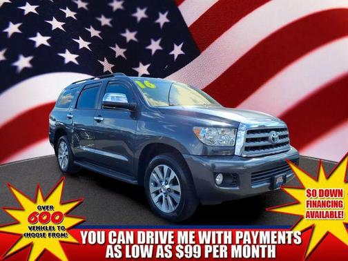 Magnetic Gray Metallic 2016 Toyota Sequoia Limited