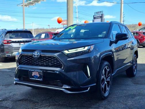 Magnetic Gray Metallic/Midnight Black Metallic 2024 Toyota RAV4 Prime XSE