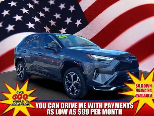 Magnetic Gray Metallic/Midnight Black Metallic 2024 Toyota RAV4 Prime XSE