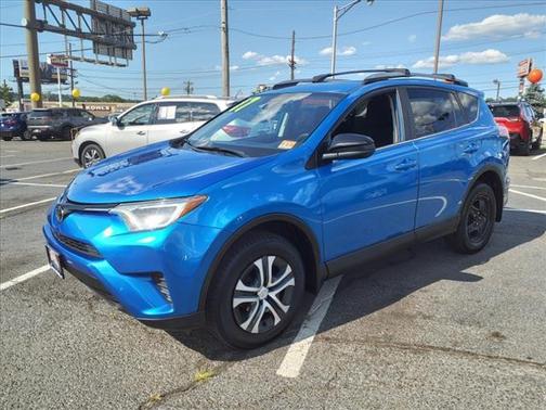 Blue 2017 Toyota RAV4 LE