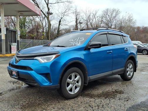 Blue 2017 Toyota RAV4 LE