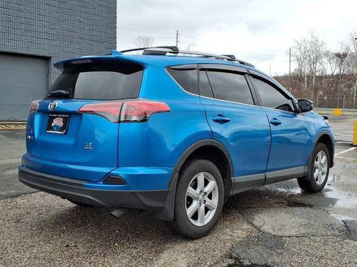 Blue 2017 Toyota RAV4 LE