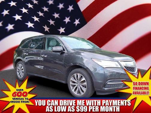 Lunar Silver Metallic 2016 Acura MDX 3.5L