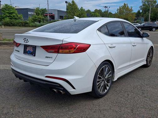 Ceramic White 2018 Hyundai ELANTRA Sport