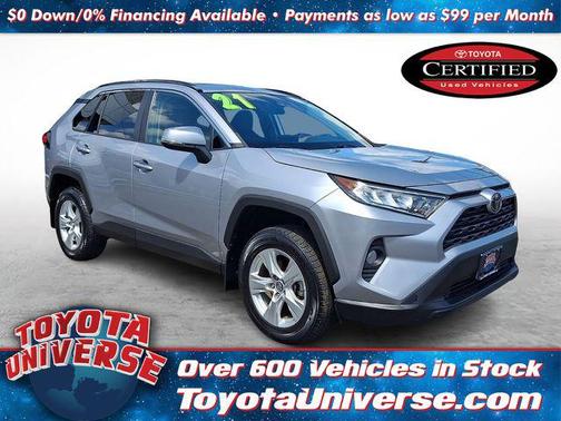 Silver Sky Metallic 2021 Toyota RAV4 XLE