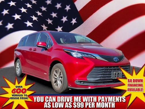 Ruby Flare Pearl 2021 Toyota Sienna LE
