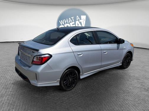 Starlight Silver Metallic 2024 Mitsubishi Mirage G4 Black Edition
