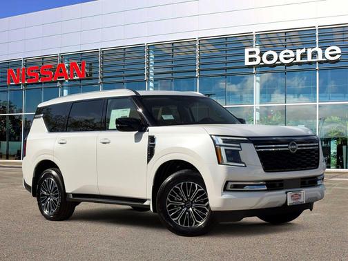 Aspen White Tricoat 2026 Nissan Armada Platinum