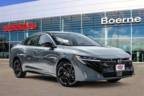 Atlantic Gray Metallic/Super Black 2026 Nissan Sentra SR