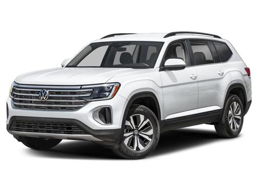 Pure White 2025 Volkswagen Atlas 2.0T SE w/Technology 4MOTION