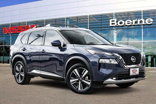 Caspian Blue Metallic 2021 Nissan Rogue Platinum