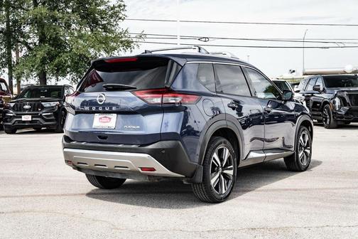Caspian Blue Metallic 2021 Nissan Rogue Platinum