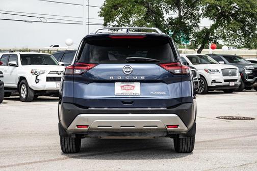 Caspian Blue Metallic 2021 Nissan Rogue Platinum