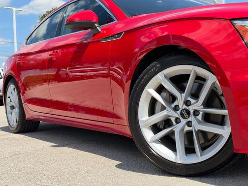 Progressive Red Metallic 2024 Audi A5 Sportback 45 S Line Premium Plus