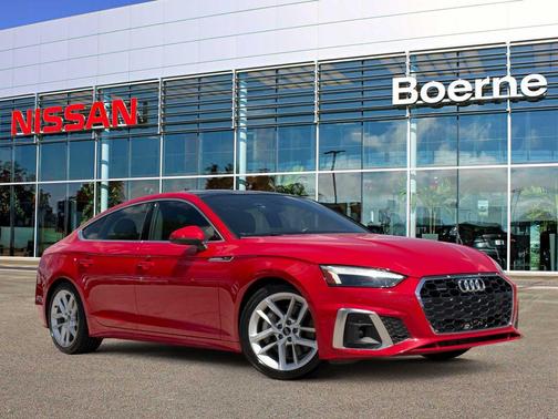 Progressive Red Metallic 2024 Audi A5 Sportback 45 S Line Premium Plus