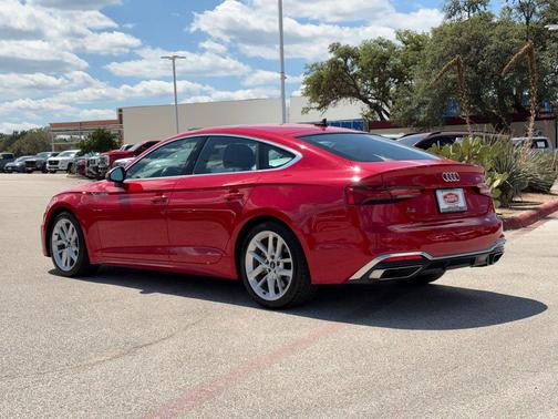 Progressive Red Metallic 2024 Audi A5 Sportback 45 S Line Premium Plus