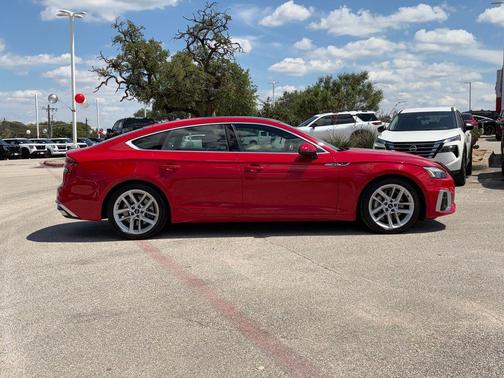 Progressive Red Metallic 2024 Audi A5 Sportback 45 S Line Premium Plus