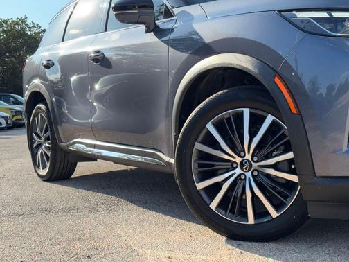 Moonbow Blue/Black Obsidian 2024 INFINITI QX60 AUTOGRAPH
