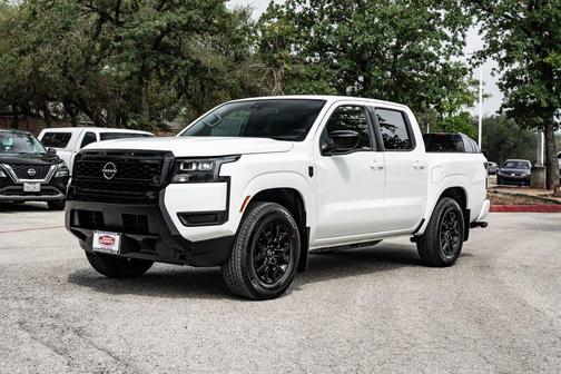 Glacier White 2026 Nissan Frontier SV