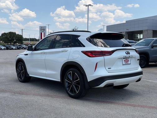 Radiant White 2025 INFINITI QX50 Sport AWD