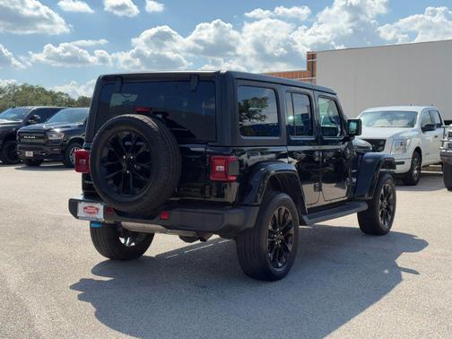 Black Clearcoat 2023 Jeep Wrangler 4xe Sahara