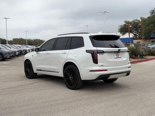 Crystal White Tricoat 2025 Cadillac XT6 Sport AWD